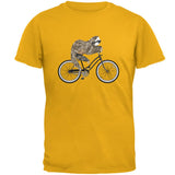 Bicycle Sloth Mens T Shirt