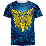 Glowing God Lion Gold Mens T Shirt