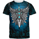 Glowing God Lion Grey Mens T Shirt