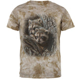 Baby Raccoons Tight Fit Mens T Shirt