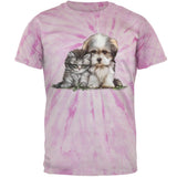 Best Friends Puppy and Kitten Mens T Shirt