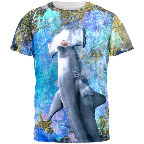 Hammerhead Distressed Splatter All Over Mens T Shirt