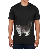 American Curl Cat Mens Soft T Shirt front view