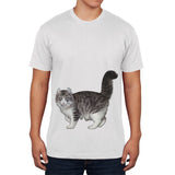 American Curl Cat Mens Soft T Shirt front view