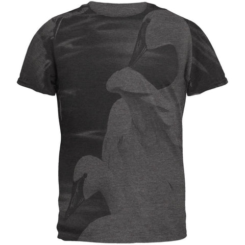 Enchanted Swans of Winter Mens Soft T Shirt