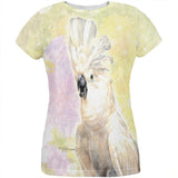 Screaming Cockatoo All Over Womens T Shirt