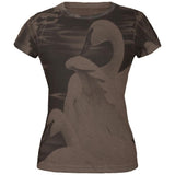 Enchanted Swans of Winter Juniors Soft T Shirt