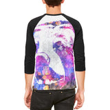 Spirit Bear Splatter Mens Raglan T Shirt