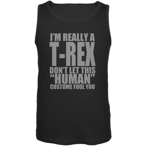 Halloween Human T-Rex Costume Mens Tank Top