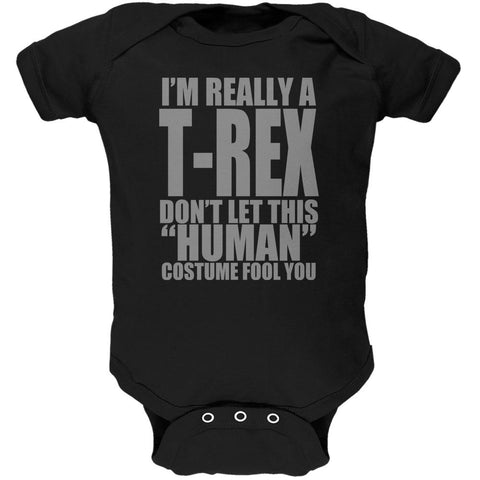 Halloween Human T-Rex Costume Soft Baby One Piece