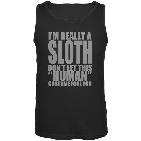 Halloween Human Sloth Costume Mens Tank Top