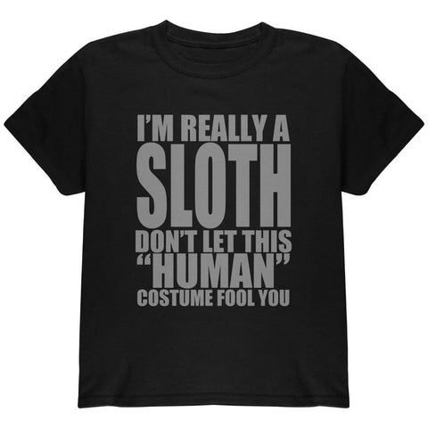 Halloween Human Sloth Costume Youth T Shirt