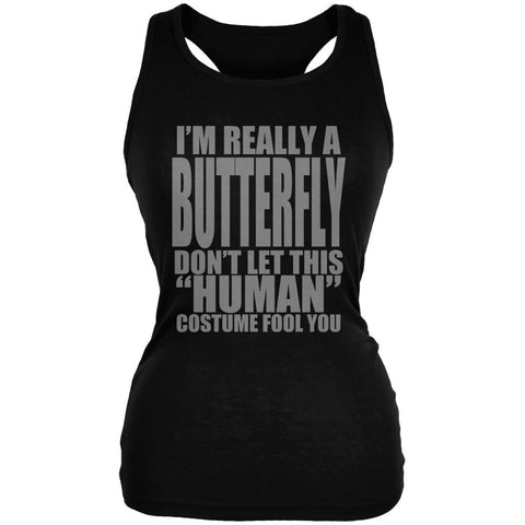 Halloween Human Butterfly Costume Juniors Soft Tank Top