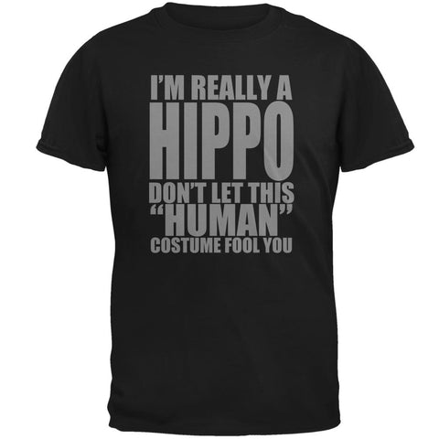 Halloween Human Hippo Costume Mens T Shirt