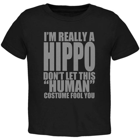 Halloween Human Hippo Costume Toddler T Shirt