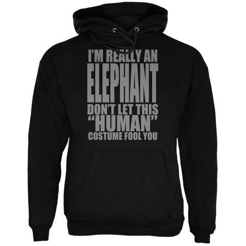 Halloween Human Elephant Costume Mens Hoodie front view