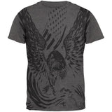 Screaming Eagle American Flag Mens Soft T Shirt