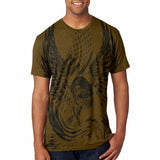 Screaming Eagle American Flag Mens Soft T Shirt
