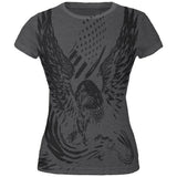 Screaming Eagle American Flag Juniors Soft T Shirt
