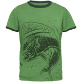 Dorado Mahi Mahi Dolphin Fish Mens Ringer T Shirt