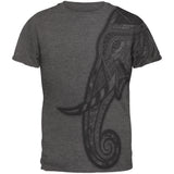 Tribal Mosaic Elephant Mens Soft T Shirt  front view