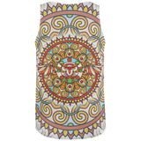 Mandala Trippy Stained Glass Owl All Over Mens Tank Top