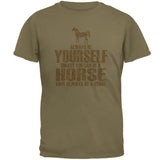 Always Be Yourself Horse Mens T Shirt