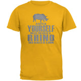 Always Be Yourself Rhino Mens T Shirt