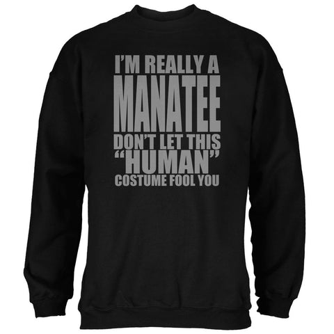 Halloween Human Manatee Costume Mens Sweatshirt