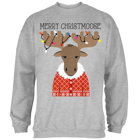 Christmas Merry ChristMoose Moose Mens Sweatshirt