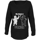 We Made A Panda Funny Maternity Soft Long Sleeve T Shirt