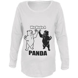 We Made A Panda Funny Maternity Soft Long Sleeve T Shirt