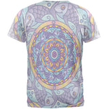 Mandala Trippy Stained Glass Fish Mens T Shirt