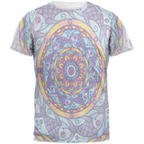 Mandala Trippy Stained Glass Fish Mens T Shirt