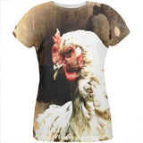 Queen Of The Barnyard Chicken All Over Womens T Shirt