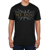 One With My Dog Funny Force Mens Soft T Shirt front view