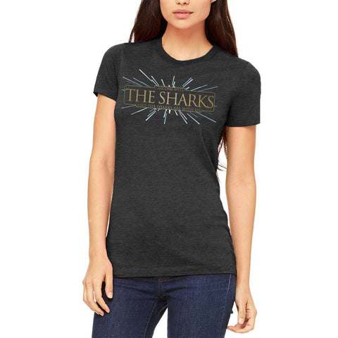 One With The Sharks Funny Force Juniors Soft T Shirt