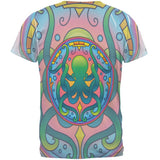 Mandala Trippy Stained Glass Octopus All Over Mens T Shirt