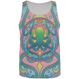 Mandala Trippy Stained Glass Octopus All Over Mens Tank Top