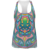 Mandala Trippy Stained Glass Octopus All Over Womens Work Out Tank Top