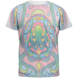 Mandala Trippy Stained Glass Octopus Mens T Shirt