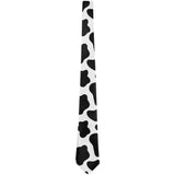 Cow Pattern Costume All Over Neck Tie
