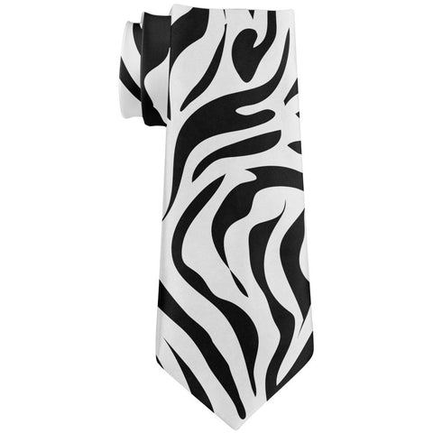 Zebra Stripes All Over Neck Tie