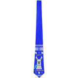Llama Llamakkah Ugly Hanukkah Sweater All Over Neck Tie