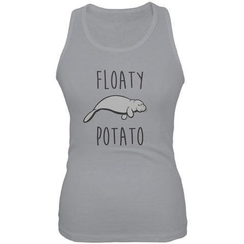 Floaty Potato Manatee Juniors Soft Tank Top