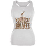 Always Be Yourself Giraffe Juniors Soft Tank Top