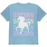 Unicorn Stacked Repeat Youth T Shirt