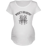 What's Kraken Cracking Funny Pun Maternity Soft T Shirt