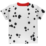 Kids Halloween Costume Dalmatian with Red Collar All Over Youth T Shirt - back