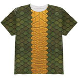 Halloween Green Dragon Costume All Over Youth T Shirt